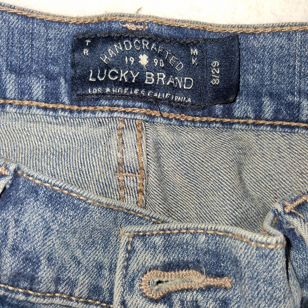 Lucky Brand Women's Crop Light Blue Denim Jeans